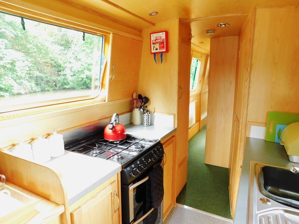 Canal; boat hire galley